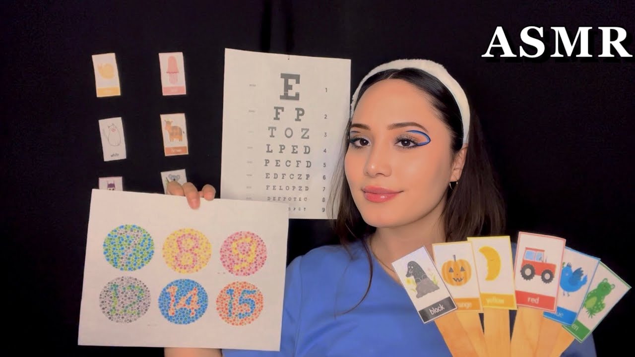 ASMR EXAMEN DE LA VISTA | Roleplay médico en español | Soft spoken