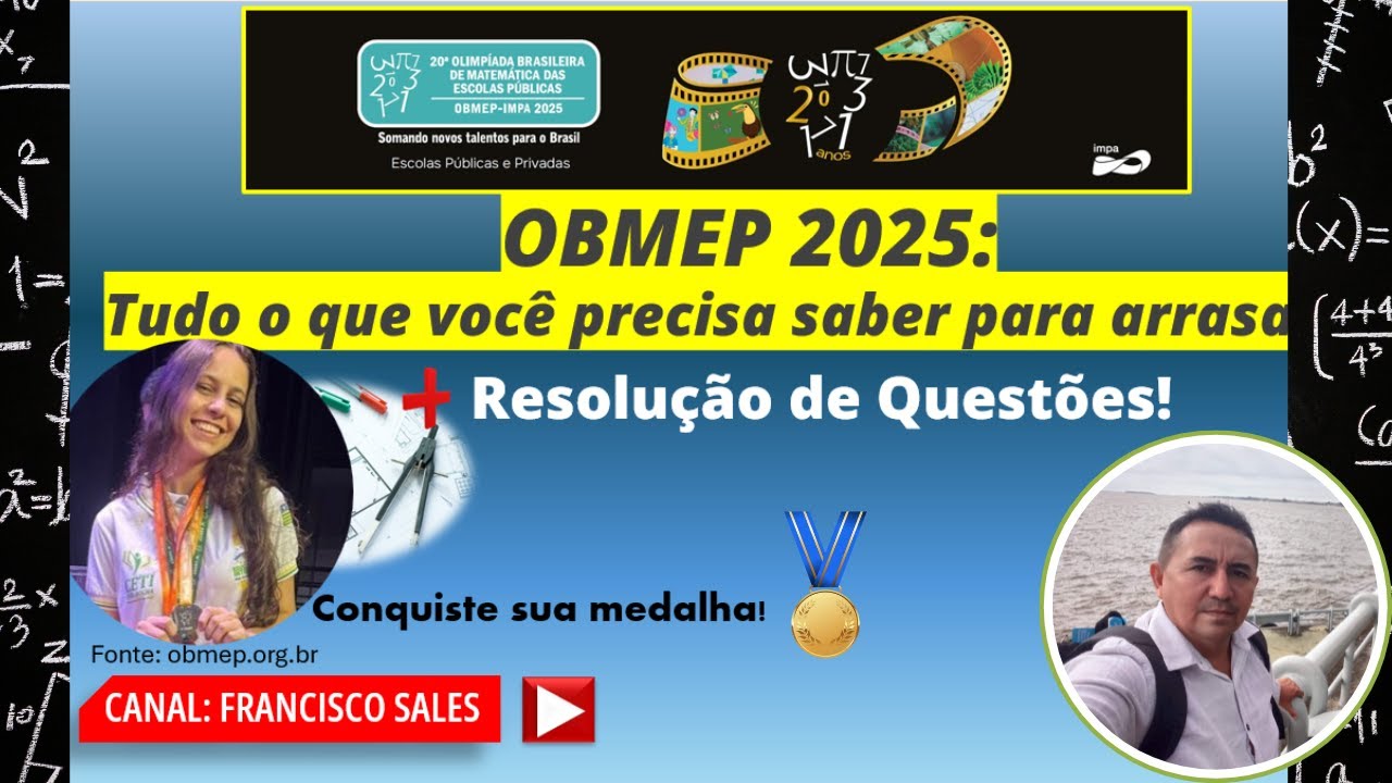 OBMEP 2025: Como Mandar Bem na Prova e Conquistar Medalha! 🥇📚