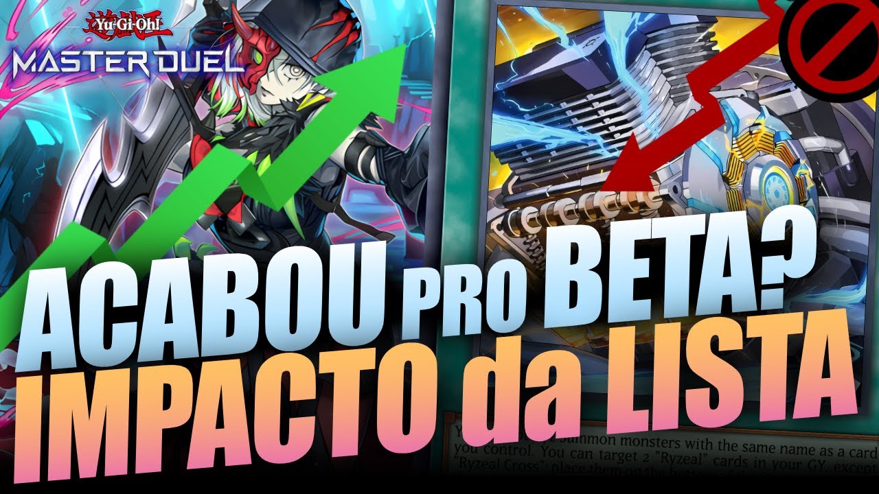 Ryzeal ACABOU? Snake META de novo? VENCEDORES e PERDEDORES da NOVA BANLIST!┃Yu-Gi-Oh! MASTER DUEL