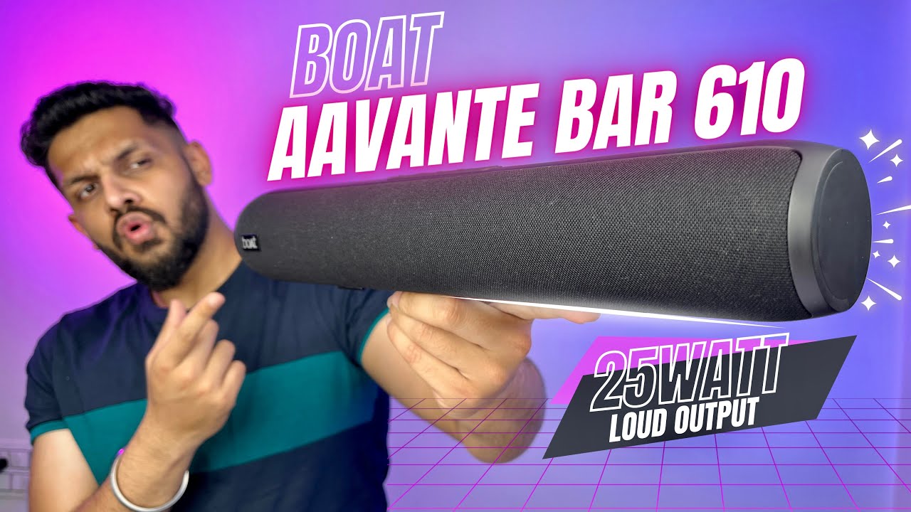Boat Aavante Soundbar 610 - best portable soundbar ! worth it🤔