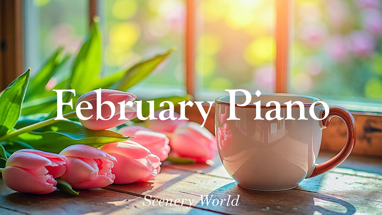 아무 생각 없이 듣기 좋은 2월 피아노 🌷 따뜻한 힐링 플레이리스트 - February Piano | Scenery World