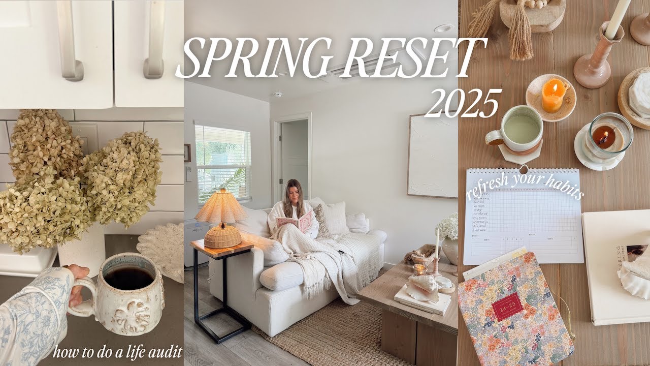 my reset routine | how to stay motivated, refresh your goals, and make 2025 your year!