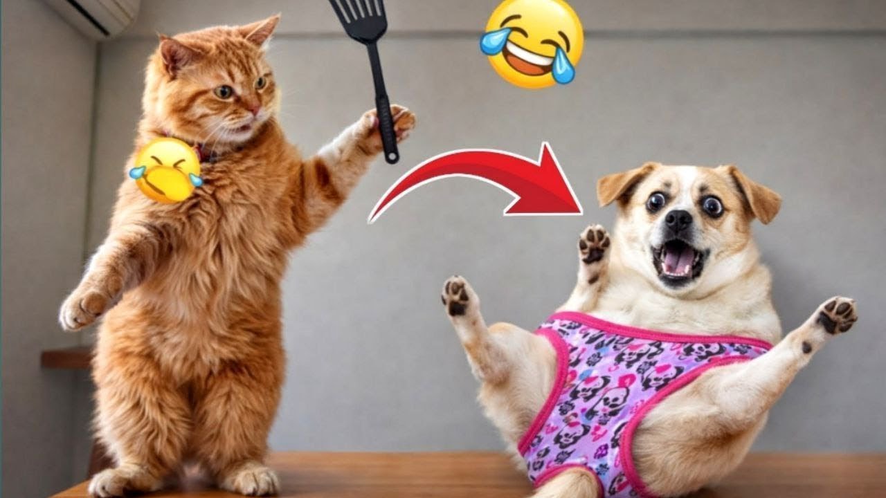 Silliest CATS on Earth Act Like Comedians 😂 Funny Cat Videos 2025🙀😺