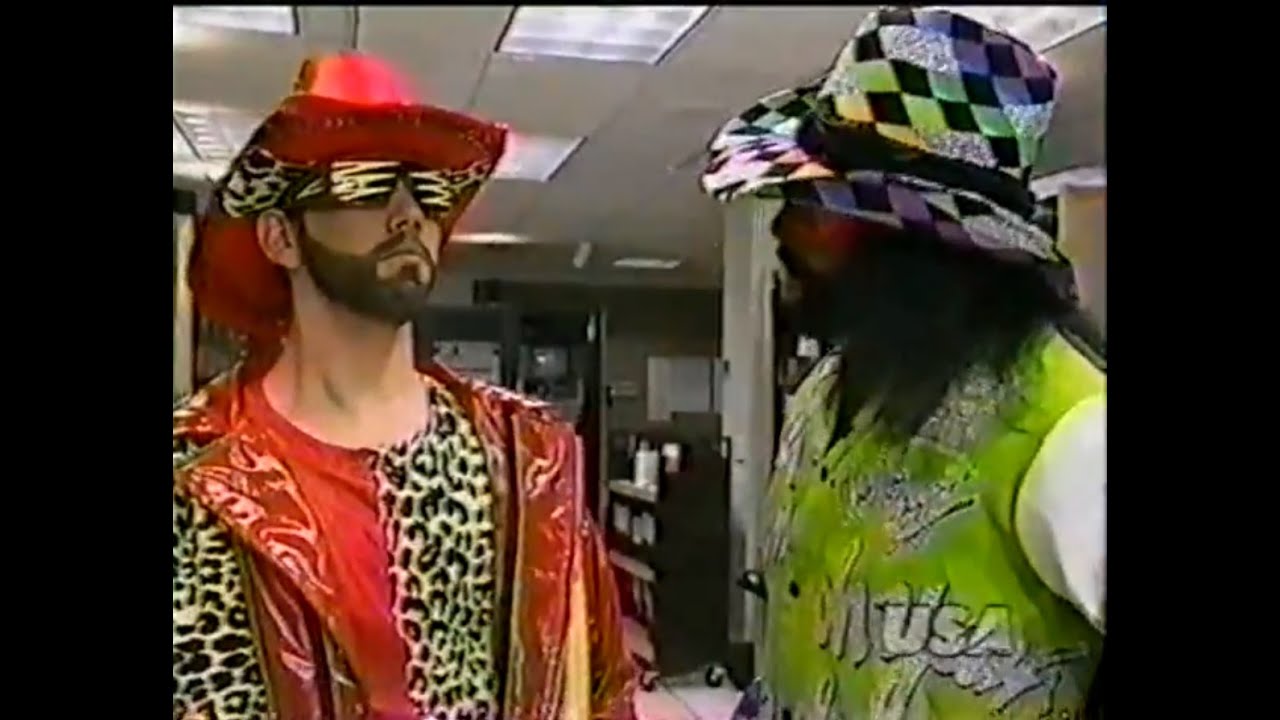 Macho Man Randy Savage and Todd Pettengill host WWF Mania (09-25-1993)