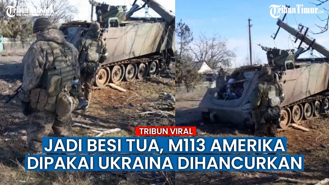 Kendaraan Militer Personel M113 Ukraina Dinonaktifkan Pasukan Vladimir Putin di Arah Avdeevka
