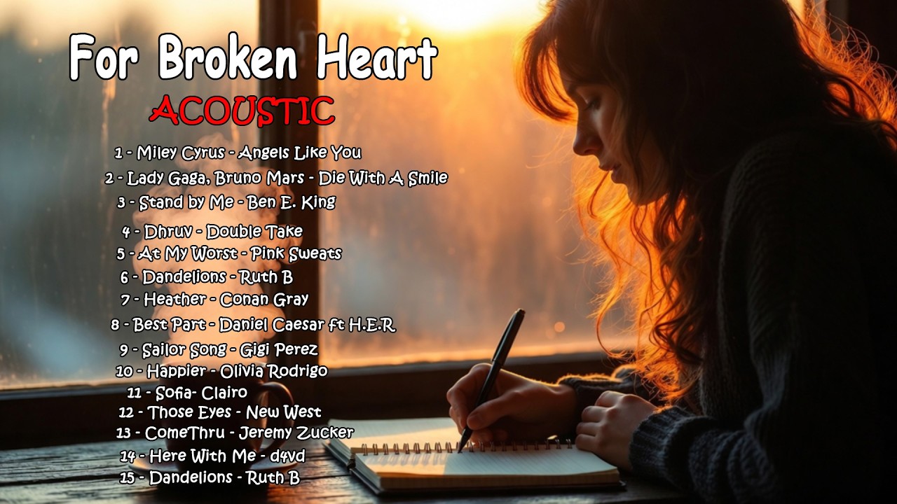 Top Acoustic Sad Songs Cover 2026   Best Relaxing English Songs Playlist