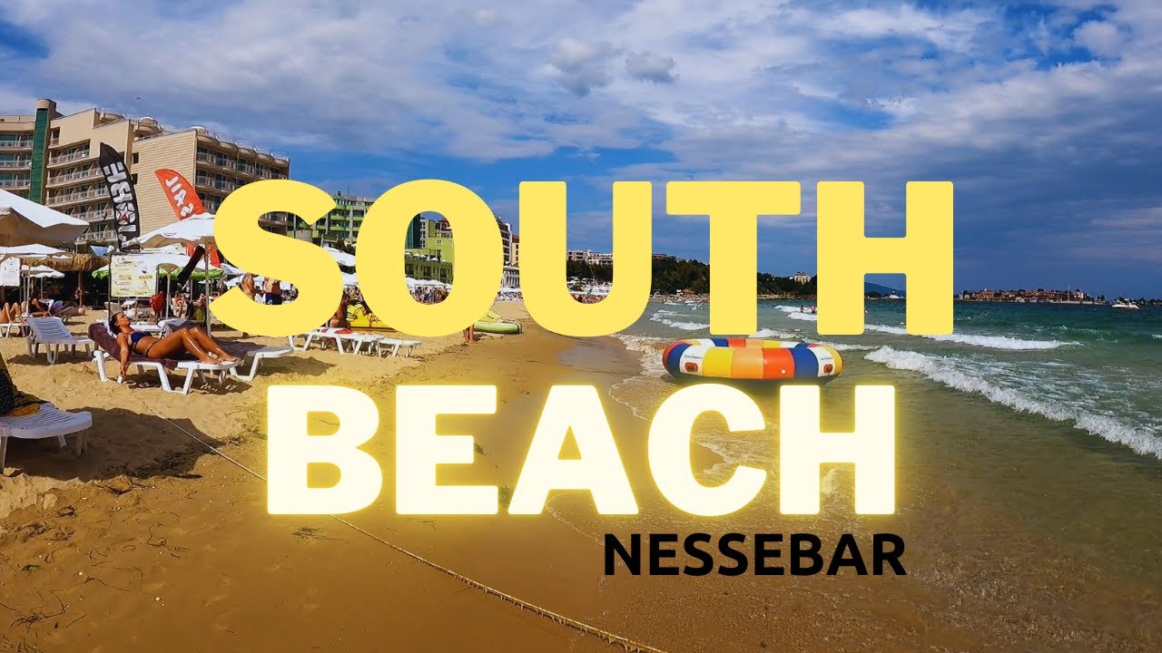 Nessebar South Beach, Sunny day in BULGARIA 🇧🇬