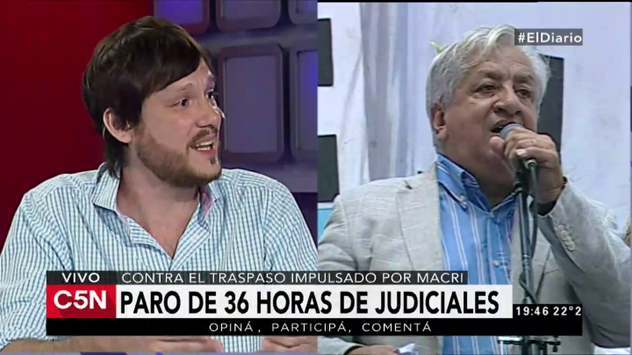 C5N -El Diario: Paro judicial de 36 horas