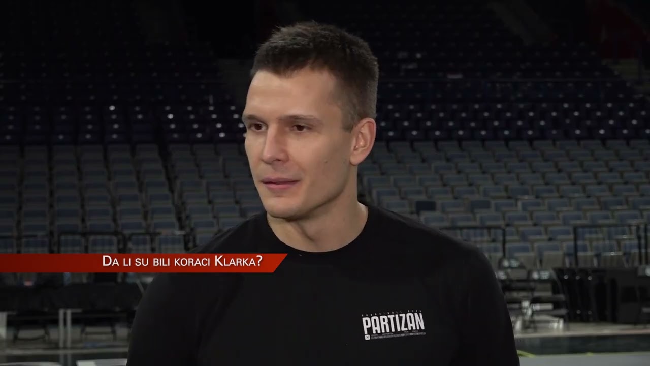 Arijan Lakić pred meč Partizan - Panatinaikos I SPORT KLUB Košarka