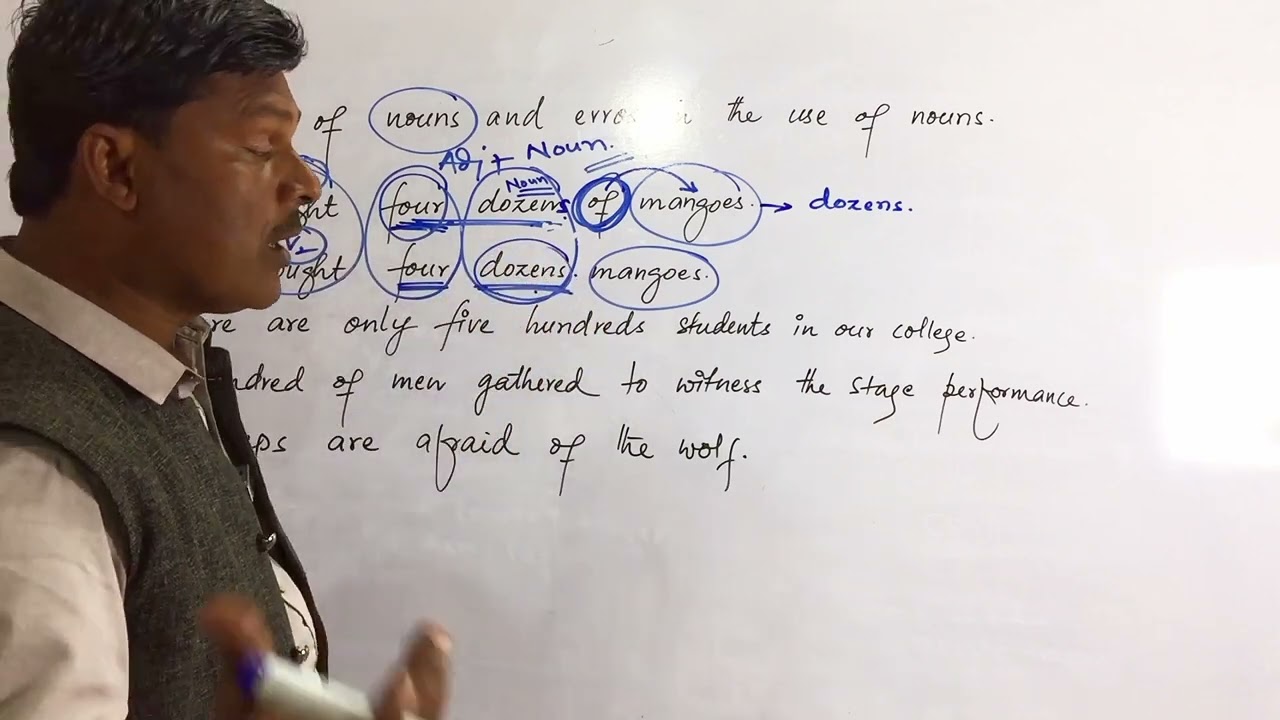 English Grammar Errors and Corrections | Noun | 