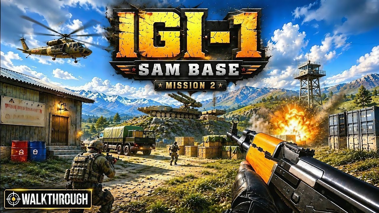 IGI 1 Mission 2 SAM Base Walkthrough  Full Gameplay No Commentary