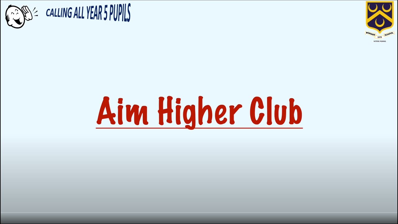 Aim Higher 3rd Session English