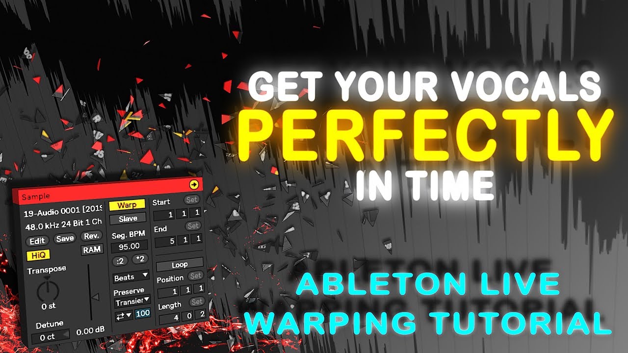 Vocals In Time Every Time | How To Warp Vocals in Ableton Live 10