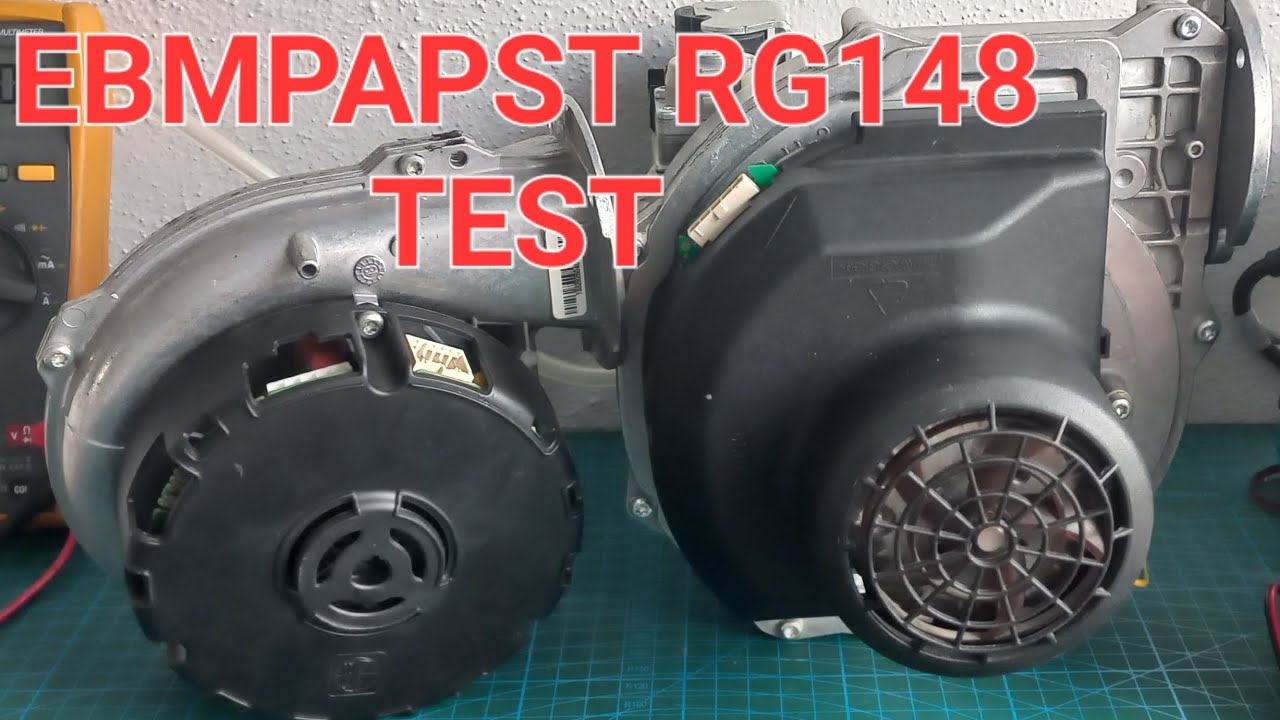 EBMPAPST  rg148 kondens boiler yoğuşmali kombi fan testi nasıl yapılır .. #inverter #fan #blower