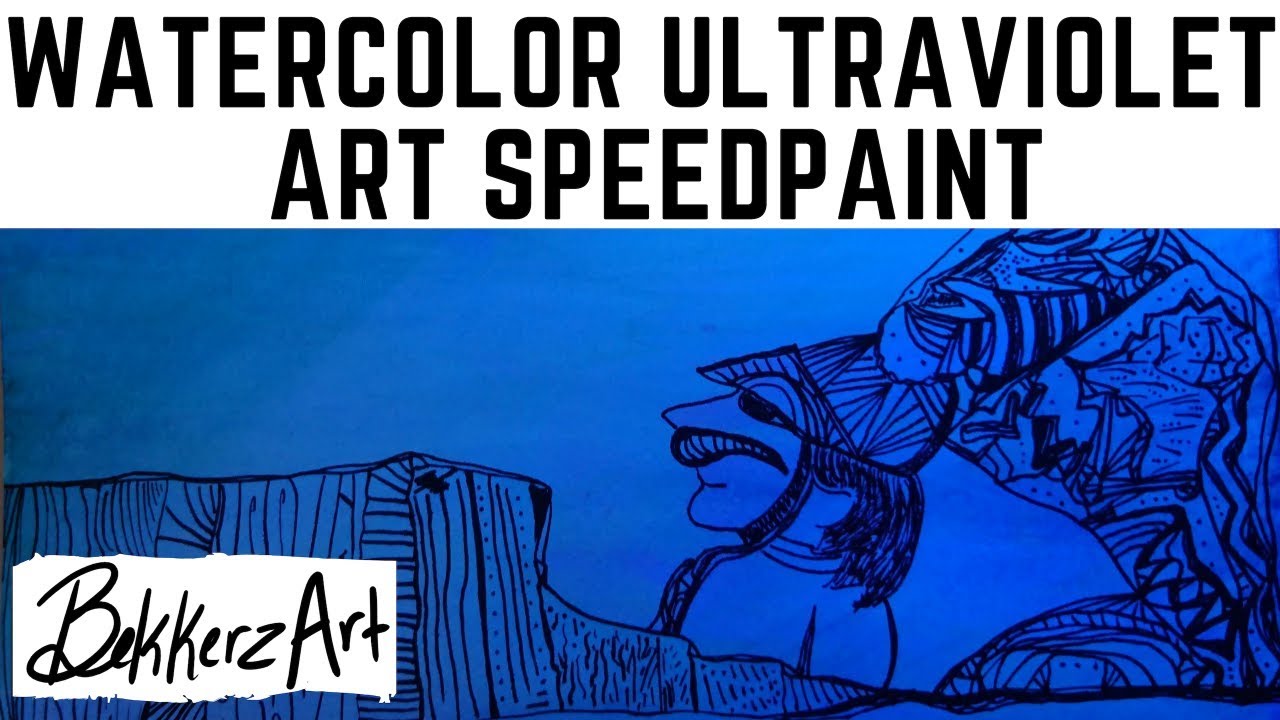 Watercolor Ultraviolet Art Speedpaint [2019]