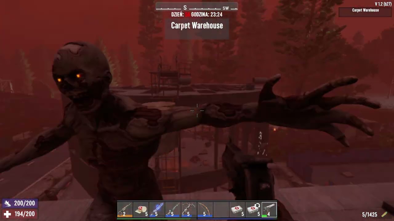 7 Days To Die #4 Horda na dniu 56, czyli jak przeżyć i nic nie robić