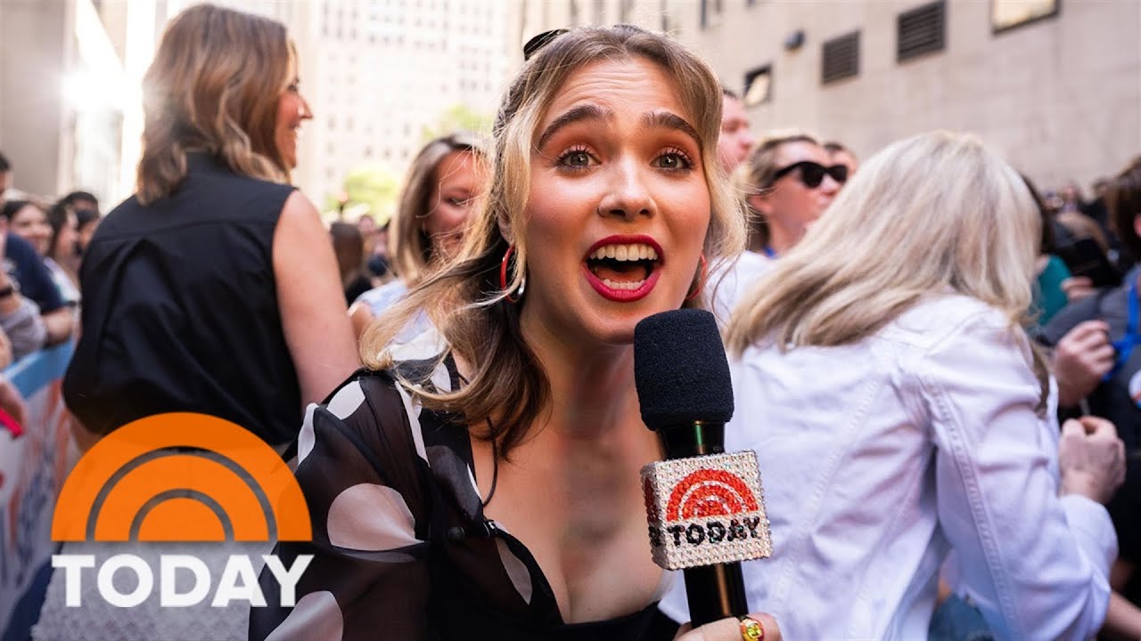 Haley Lu Richardson gives away Jonas Brothers tickets to lucky fan