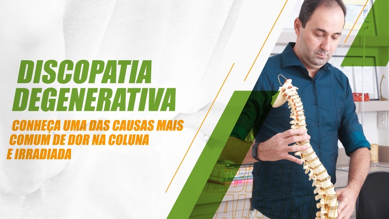 A TEMIDA DISCOPATIA DEGENERATIVA. Conheça uma das causas mais comum de dor na coluna e irradiada.