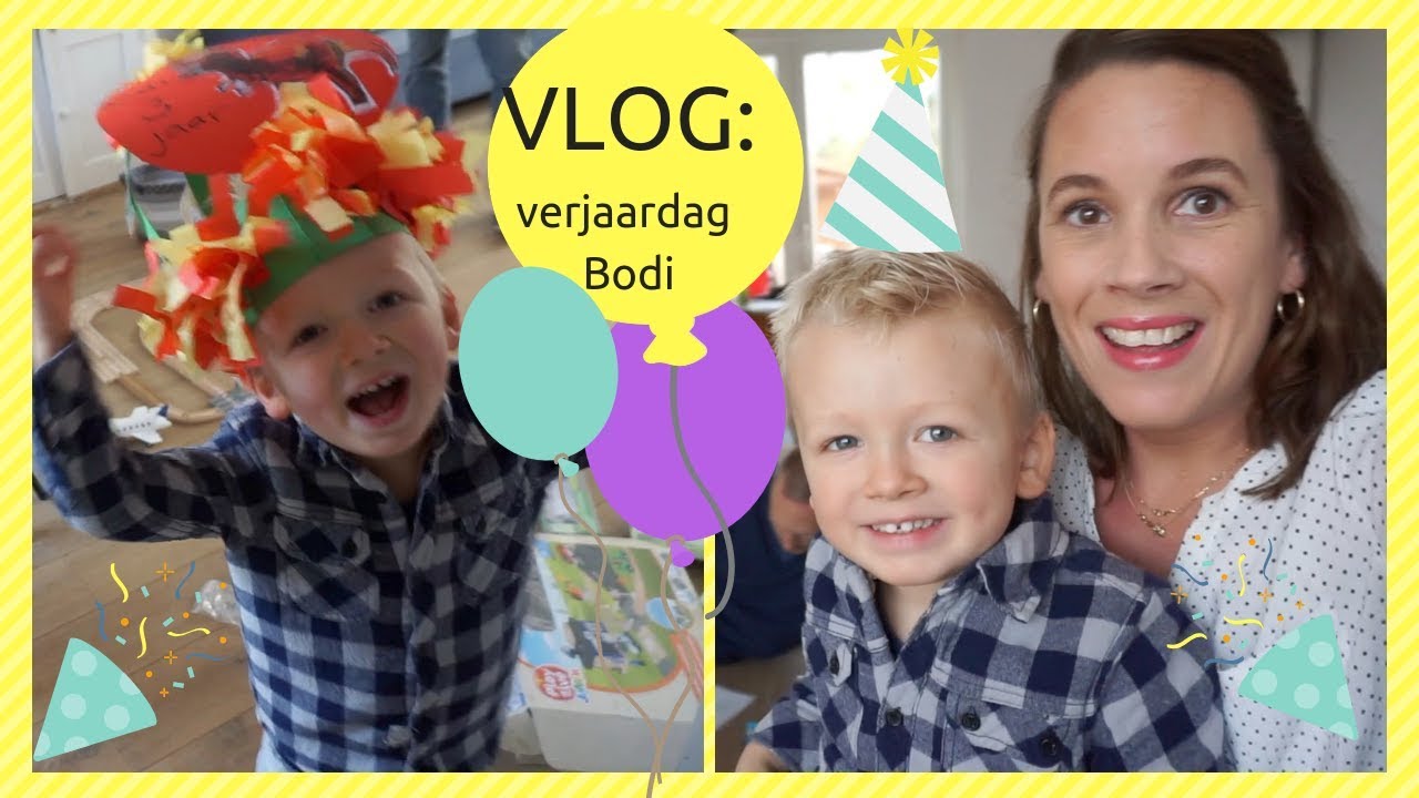 VERJAARDAG BODI HIEP HIEP HOERA 3 JAAR🎉