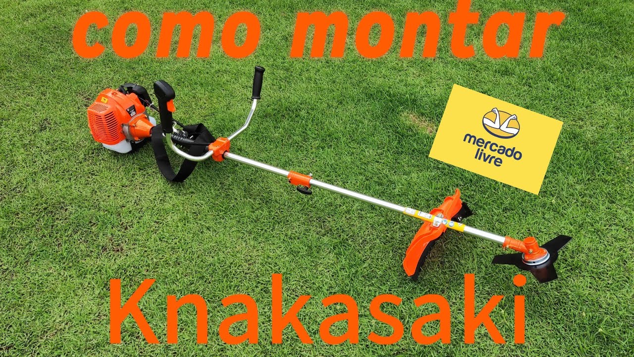 COMO MONTAR A ROÇADEIRA KNAKASAKI 65cc do mercado livre