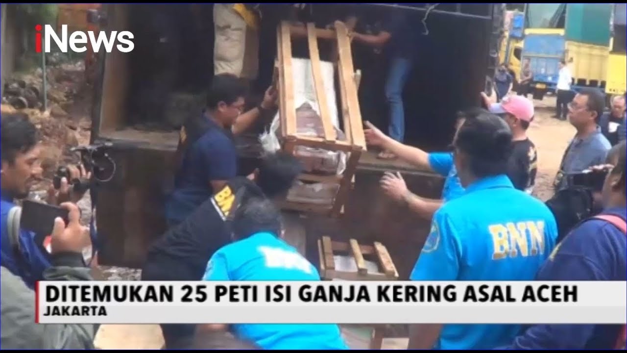 BNN Bongkar Penyelundupan 1 Ton Ganja Siap Edar dari Aceh di Cipayung - iNews Malam 18/02