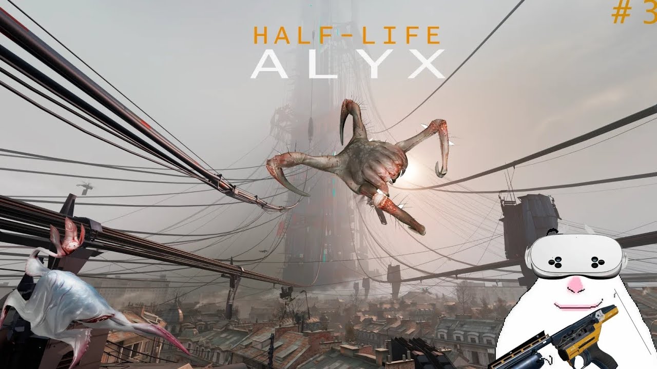 Half-life Alyx VR part 3 прохождение. Нашёл супер оружие и убил электро пса