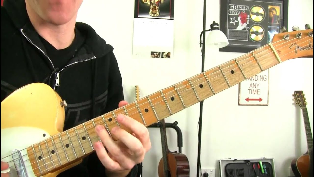 Guitar Soloing Lesson - Outlining Major Chords - 'Just Like Jesse James' Inspired Licks
