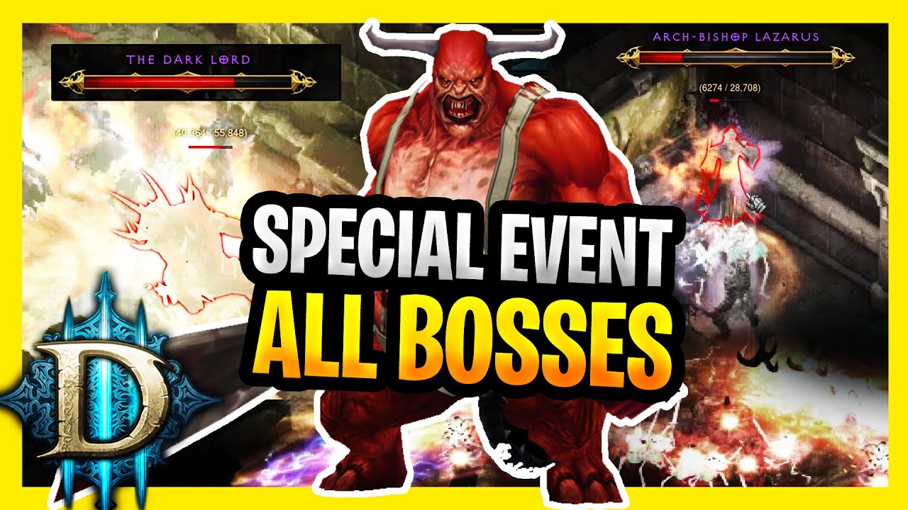 Special Event All Bosses Diablo 3 Darkening Of Tristram Boss Mechanics + Ending Cinematic
