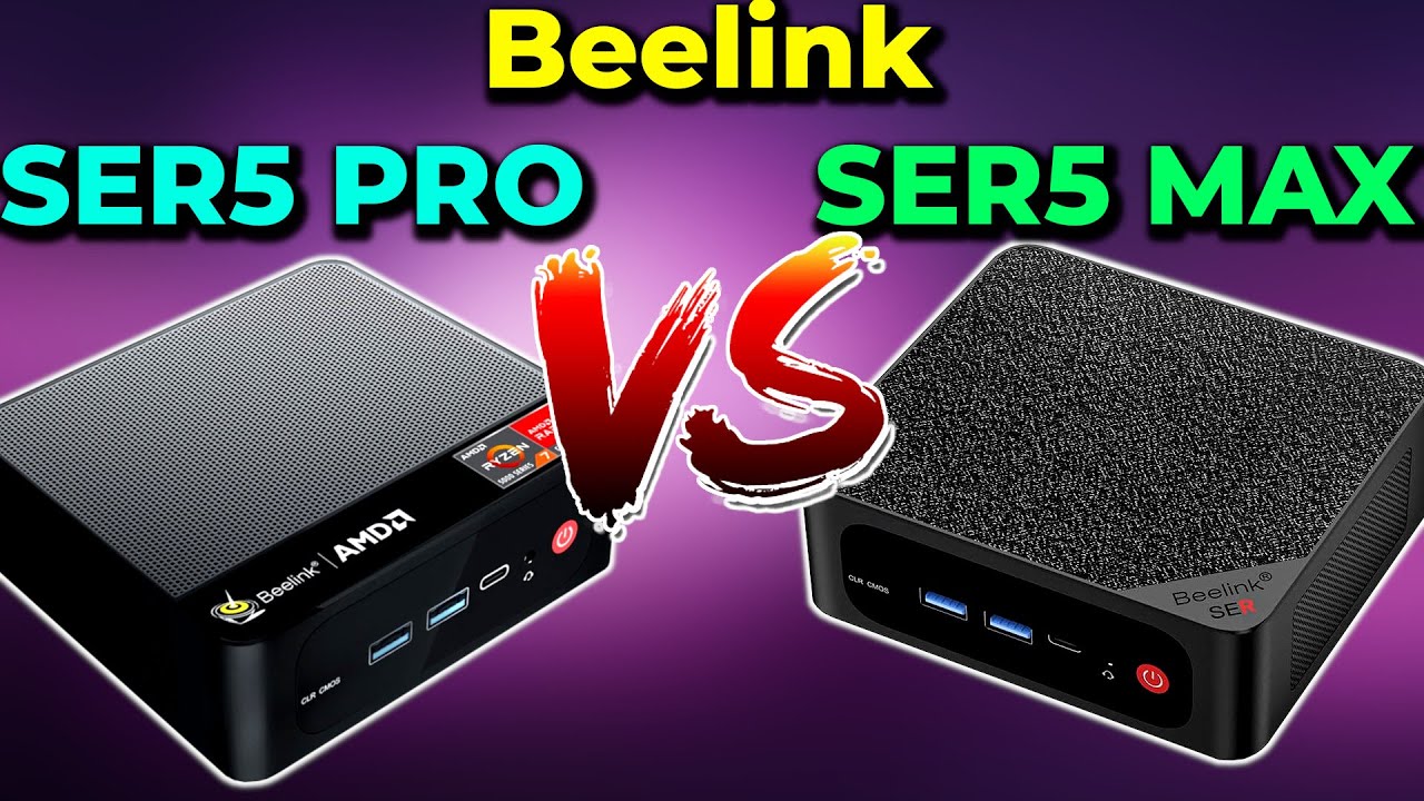 Is The Difference Worth it? Beelink SER5 PRO VS SER5 MAX Mini PC Comparison | RYZEN 5700U vs 5800H