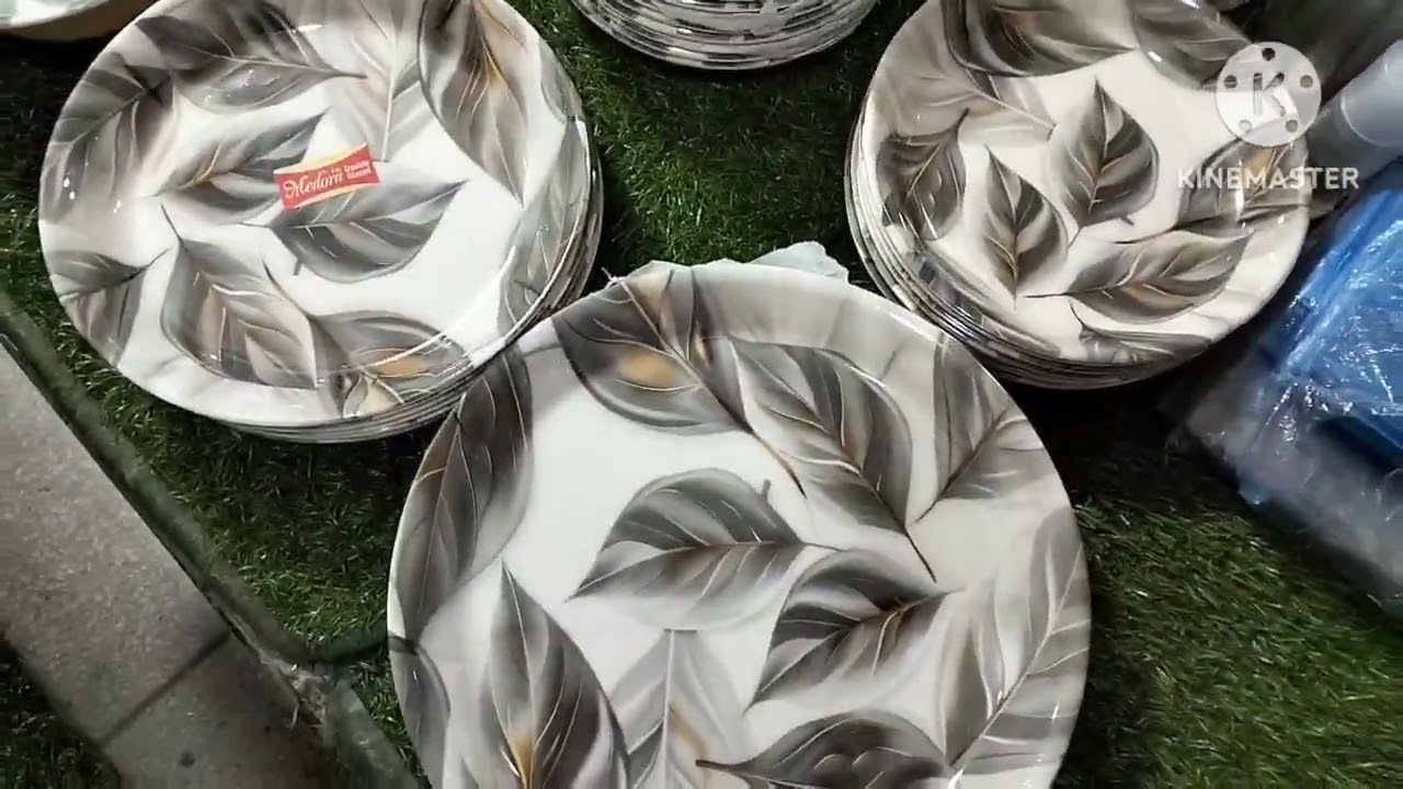 Al-Karim Crockery Store Rashid bhutta لوز مال ڈنر سیٹ 