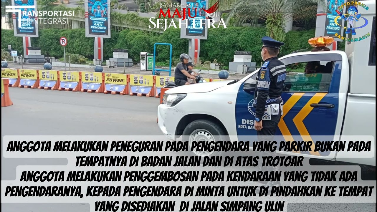 Penertiban dan peneguran kepada pengendara 