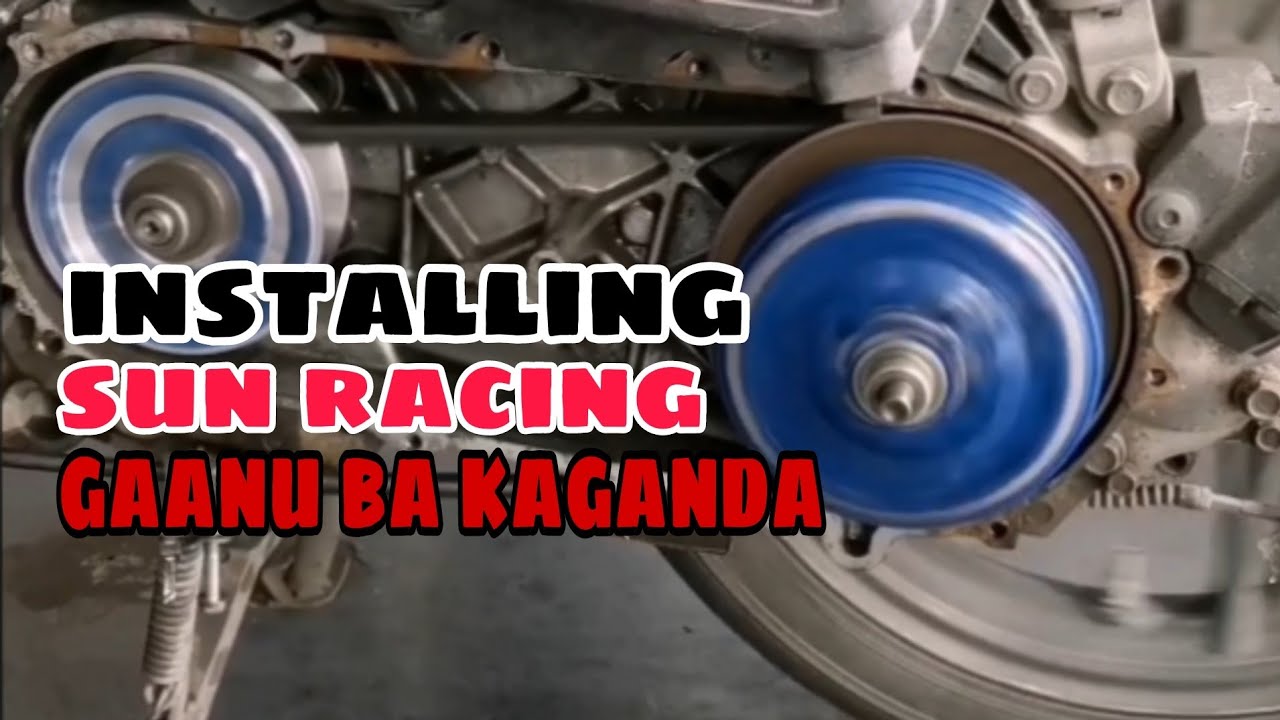INSTALLING  CVT SUN RACING  HONDA BEAT LAKAS NITO