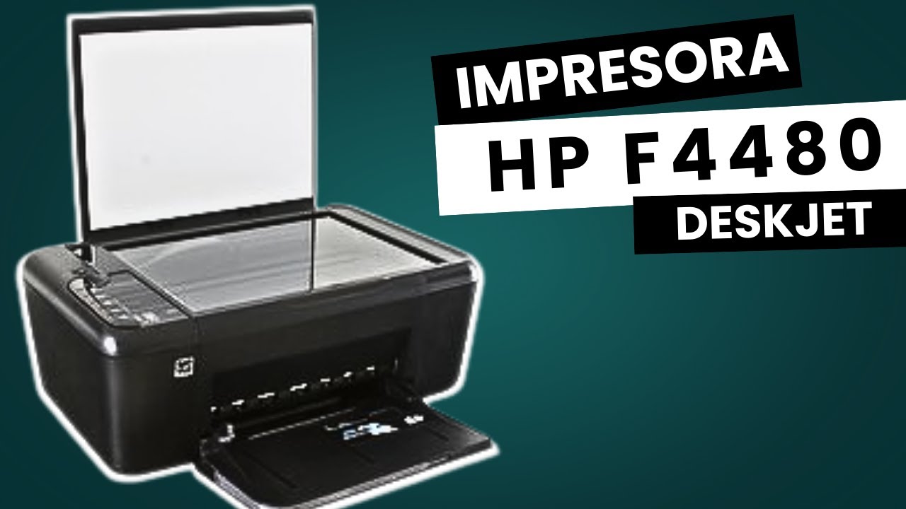 Conoce la HP DESKJET F4480 impresora multifuncional de cartucho 60 a color / blanco y negro