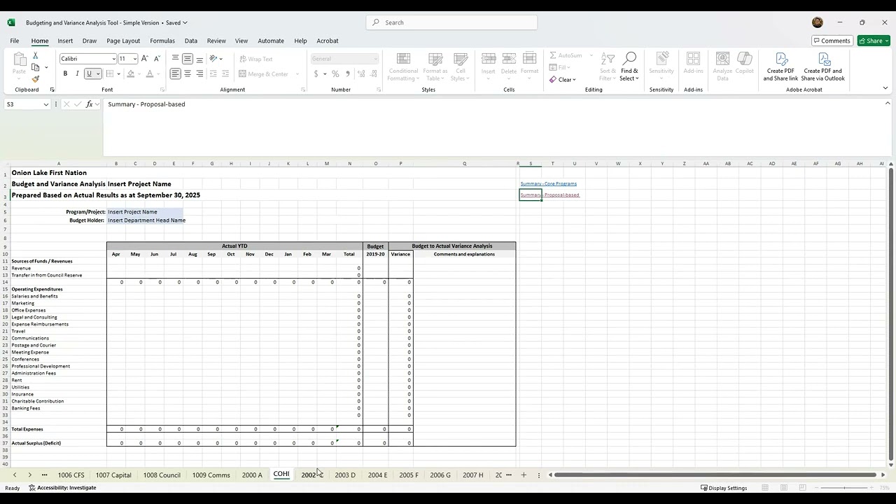 Fixing Hyperlinks and Renaming Tabs in Templates