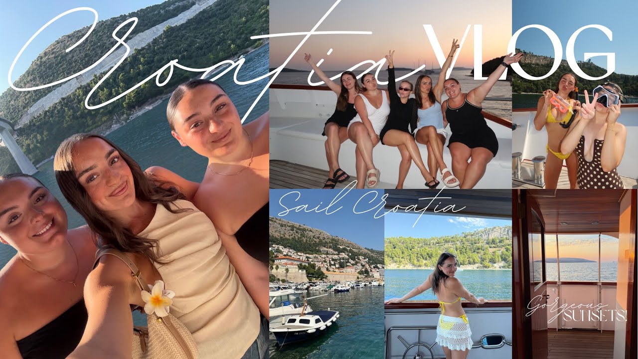 CROATIA VLOG 🌅 | SAIL CROATIA, CEVAPI, SWIMMING & PARTYING 🌞👙
