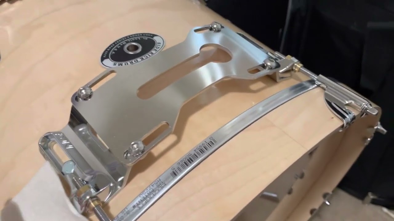 How to mount a tom arm without drilling holes in the kick drum