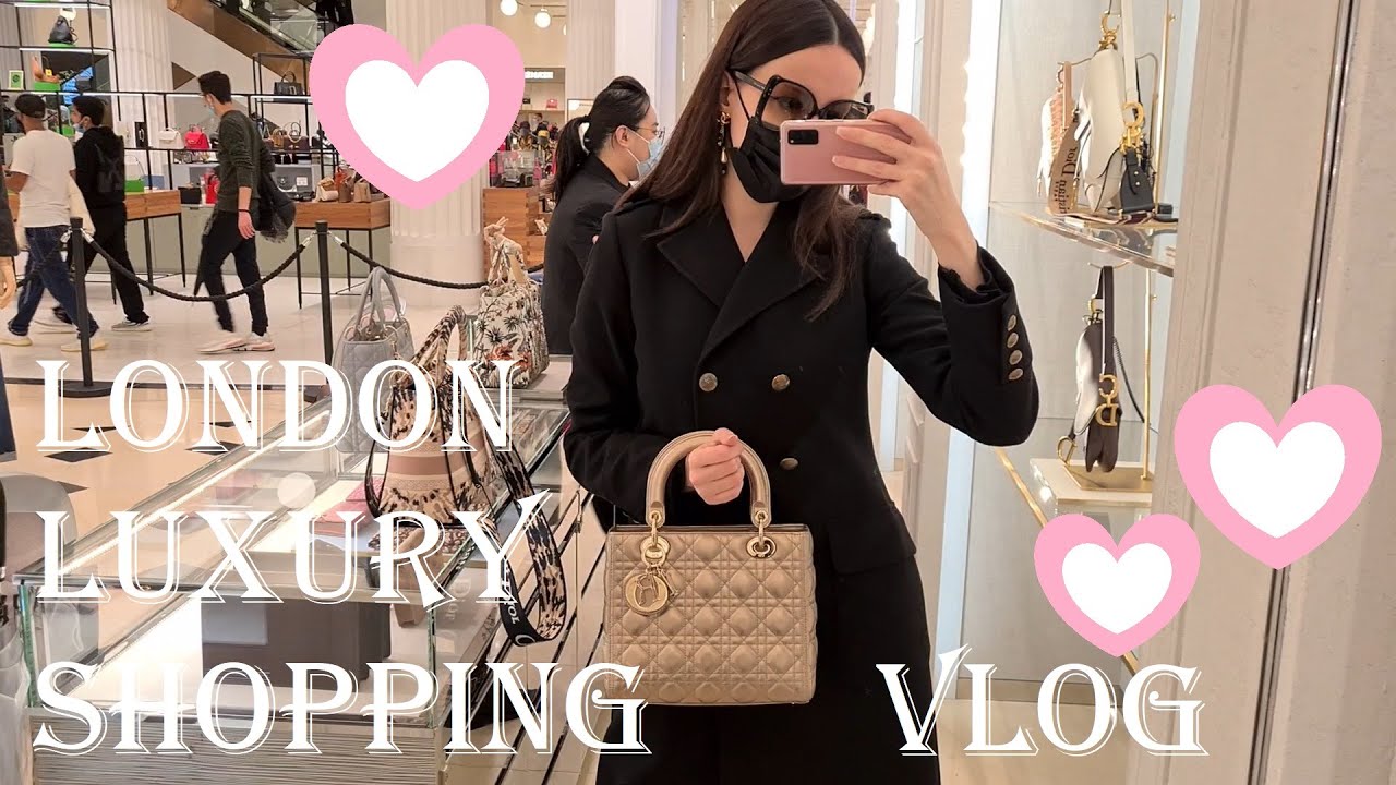 LONDON LUXURY SHOPPING VLOG 2020 - Come Shopping With Me at Harrods, Dior, Chanel & Louis Vuitton