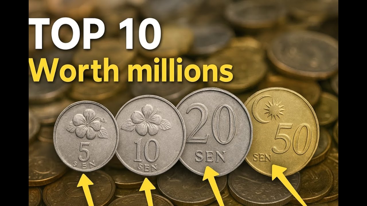 Top 10 Rarest Malaysian Coins Worth Millions in 2025 💰 | Valuable Old Coins You Must Know!