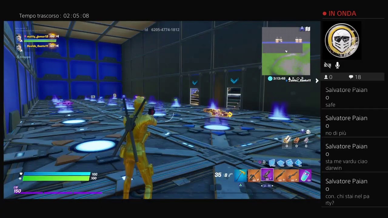 Live partite in pubblica