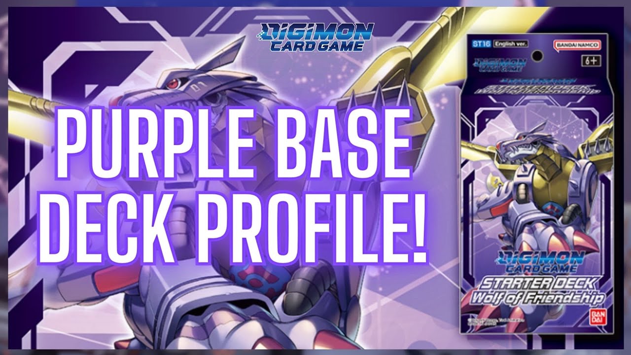 MetalGarurumon ACE With A Purple Base! - Digimon TCG Deck Profile