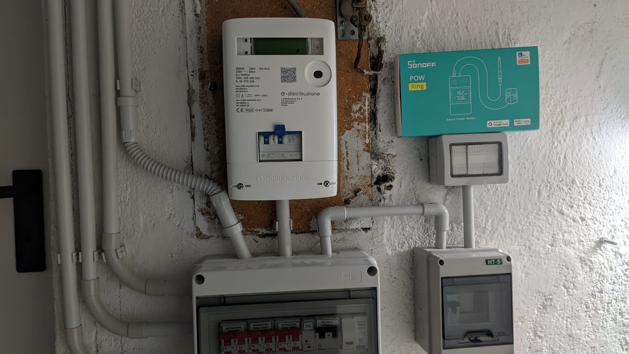 Package contatore corrente smart su Home Assistant con il SONOFF POW Ring Smart Power Meter - POWCT