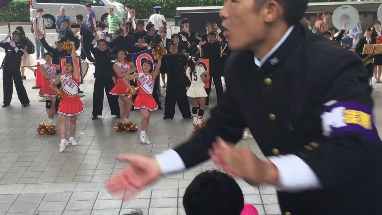 応援合戦　法政ー明治　法政市ヶ谷キャンパス①