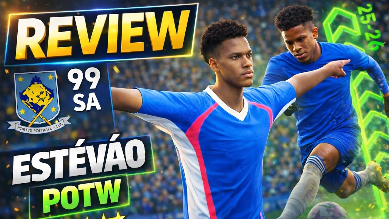 ESTEVÃO ESTRÉIA EM DIA DE GOLEADA ABSURDA NO EFOOTBALL MOBILE | GAMEPLAY 