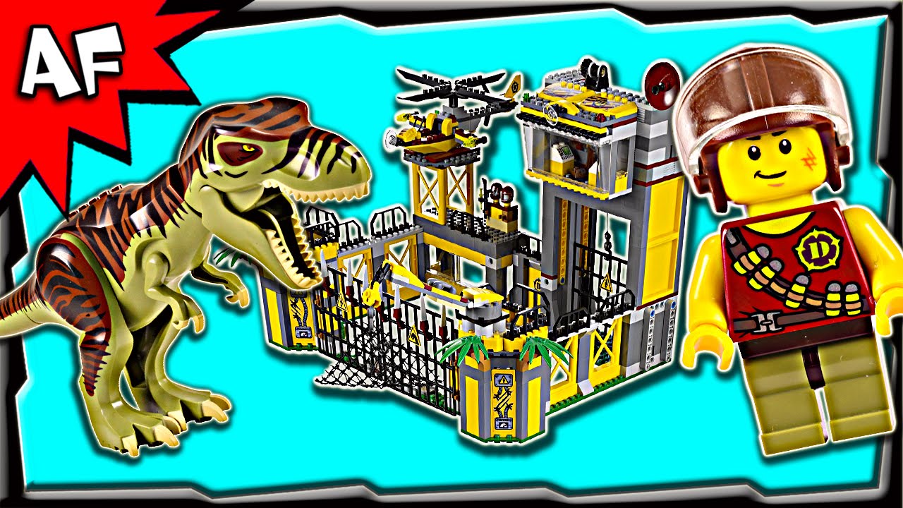 Lego DINO DEFENSE HQ 5887 Stop Motion Build Review