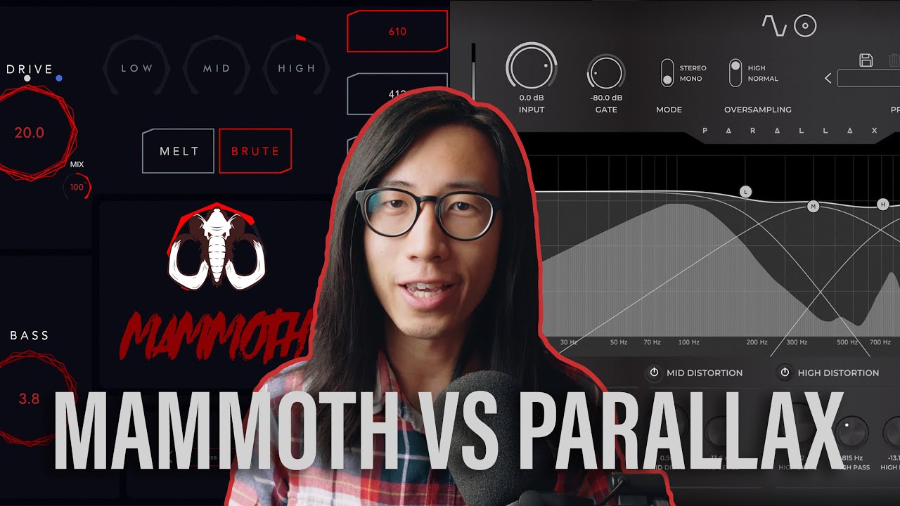 BEST SPLIT-BAND BASS AMP SIM? Aurora DSP Mammoth in the Mix | Mammoth vs Neural DSP Parallax