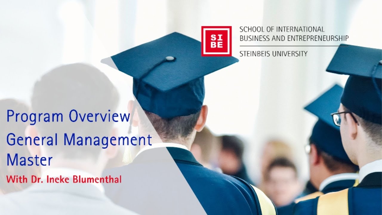 Program Overview: General Management Master