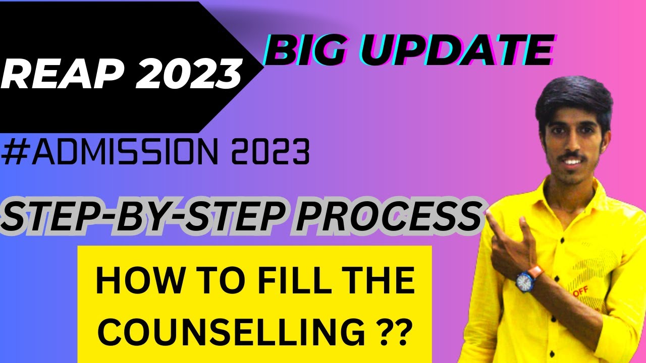 HOW TO FILL REAP 2023 COUNSELLING FORM (DON'T DO THIS ) || REAP 2023 BIG UPDATE|| #reap2023