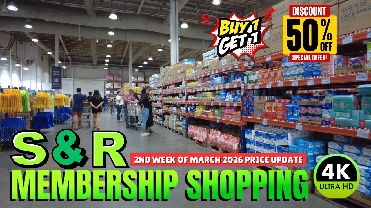 [4K] S&R March 2026 - Price Check After Huge Oil Price Hike (Nagtaas din ba??)