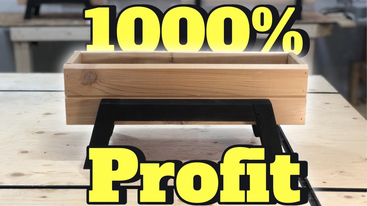 $5 Cedar Planter Box sells for $50!