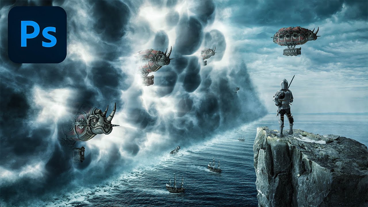Magic Cloud Wall - Photo manipulation tutorial
